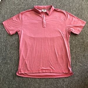 Linksoul Micro Stripe Golf Polo Shirt Size XL